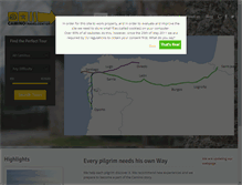 Tablet Screenshot of caminotravelcenter.com